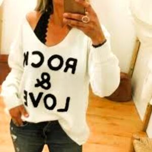 White Rock & Love Sweater